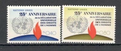 O.N.U.Geneva.1973 25 ani Declaratia drepturilor omului SN.516 foto