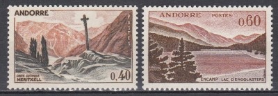 Andorra franceza 1965 - Peisaje, MNH foto