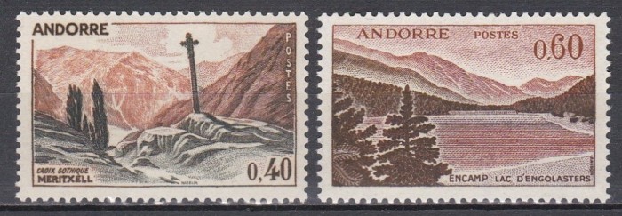 Andorra franceza 1965 - Peisaje, MNH