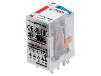 Releu Electromagnetic 4PDT 48VDC 6A foto