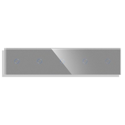 Panou 5 Intrerupatoare Simple cu Touch din Sticla LUXION SmartElectro IntelligentHouse foto