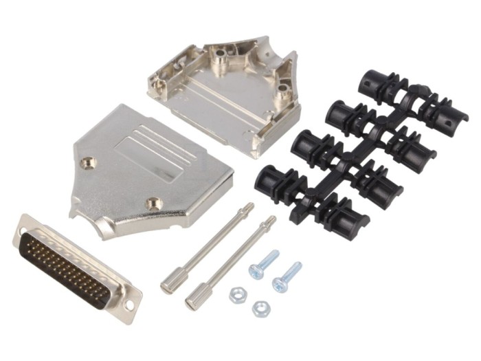 Conector D-Sub HD 44-Pin negru