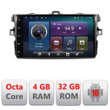 Navigatie dedicata cu Toyota Corolla C-063 Octa Core cu Android Radio Bluetooth Internet GPS WIFI 4+32GB CarStore Technology