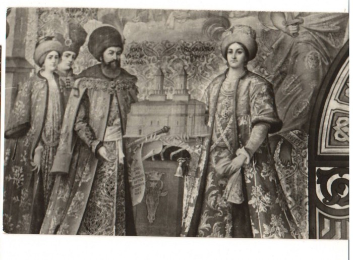 CPIB 15833 CARTE POSTALA - IASI BISERICA TREI IERARHI FRESCA: CTITORII BISERICII