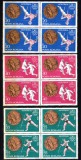 A11 TX10 4 - 1976 - Medalii olimpice JO de vara - Montreal - perechi de cate patru timbre, Sport, Nestampilat