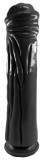 Dildo Great Stallion cu Ventuza, Pvc, Negru, 31.5 cm, Mokko Toys