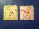 Serie Turcia 1956 Olimpiada Melbourne , 2 valori