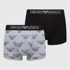 Emporio Armani Underwear boxeri 2-pack barbati, culoarea albastru marin