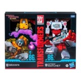 The Transformers: The Movie Studio Series Deluxe Set 2 figurine Brawn &amp; Autobot Ratchet 11 cm, Hasbro
