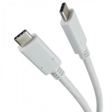 Cablu USB 3.2 type C la USB type C T-T 1m Alb, ku31cc1w