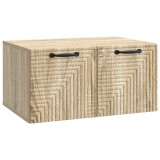 vidaXL Oglindă TV montată pe perete Stejar Sonoma 59,5 x 41 x 30 cm 898677