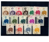 Iran 1954 - Uzuale Mohammad Reza Shah Pahlavi, personalități, serie stampilata