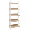 VidaXL Etajeră cărți cu 5 rafturi, stejar, 60 x 27,6 x 158,5 cm, PAL