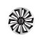 Set 4 capace roti Fox Gri-Negru R14 Compatibil Cu Audi