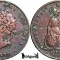 1827, &frac12; Penny - George al IV-lea - Regatul Unit al Marii Britanii și Irlandei