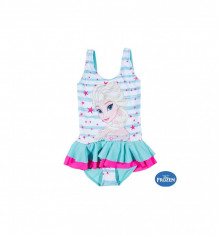 Costum de baieDisney Frozen alb, 8 ani, 128 cm foto