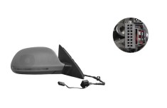 Oglinda exterioara Audi Q3 (8u), 06.2011-02.2015; Q3 (8u), 01.2015-, Dreapta, reglare electrica; grunduit; incalzita; geam convex; cromat; 8 pini; cu