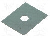 Suport termoconductor din silicon, 9mm x 11mm x 0.2mm - WK 126