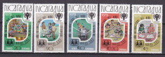 Nicaragua 1980 sport olimpiada Mi 2080-2084 suprat. MNH w57 foto