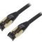 Patch cord S/FTP Cat 8 LSZH Negru 3m