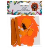 Kit de realizare DIY cu fetru &ndash; Figură de leu și accesorii, CMCLASS