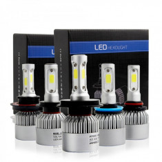Set becuri LED auto S2, 36W, 16000Lm, 6500k - H11/H9/H8
