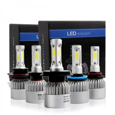 Set becuri LED auto S2, 36W, 16000Lm, 6500k - H7 foto