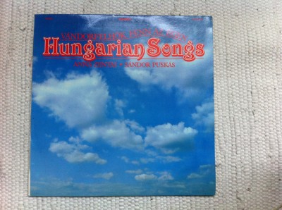 Anna Zentai Sandor Puskas Vandorfelhok Fenn az egen disc vinyl muzica ungureasca foto