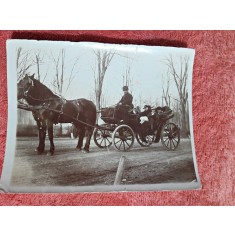 Fotografie, la plimbare cu trasura, perioada interbelica