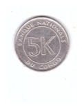 Moneda Congo 5 makuta 1967, stare buna, curata