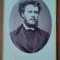 Fotografie tip CDV, barbat cu barba, sfarsit de secol XIX