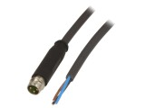 Cablu Conectare M8 3 Pini 1.5m PUR Tata Dreapta IP65 Murr Elektronik