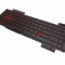 Tastatura laptop Asus TUF Gaming FX505DD-BQ121C neagra fara rama cu iluminare layout US