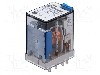 Releu electromagnetic, 24V DC, 20A, DPDT, serie 55.32, FINDER - 55.32.9.024.0040 foto