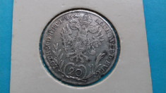 Moneda argint Austria 20 Kreuzer 1786 foto