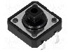 Microintrerupator 12x12mm, OFF-(ON), SPST-NO, NINIGI -