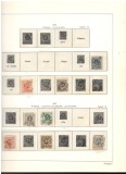 Suedia.1855/1968 FRIMERKEALBUM 2 (doua) buc.Lot peste 500 buc. timbre stampilate
