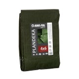 Cumpara ieftin Prelată acoperire Mar-Pol 4x6 m, verde, HDPE 120 g/mp, cu capse metalice și colțuri &icirc;ntărite