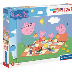 Puzzle Clementoni, Maxi, Peppa Pig, 24 piese