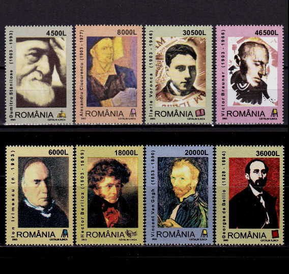 ✅RO 2003 ,LP 1604+1612 ,&quot;Personalitati I+ II &quot;, ambele serii , MNH