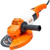 Ruris RA2400s - Polizor unghiular cu fir 2400 W 230 mm pornire lina
