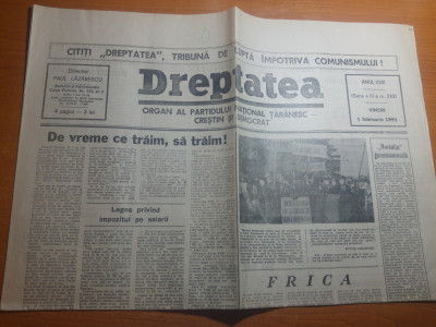 dreptatea 1 februarie 1991-dezvelirea bustului lui eminescu la munchen foto