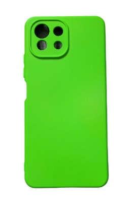 Husa silicon compatibila cu Xiaomi Redmi 11Lite 5G ; 11T Lite 5G Verde Neon foto