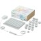 Kit 15 Panouri luminoase Nanoleaf Lines Starter Kit, Iluminare LED RGBW, Wi-Fi, Sincronizare muzica, Compatibil cu asistenti vocali SmartElectro Intel