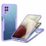Cumpara ieftin Husa pentru Samsung Galaxy A12 + Folie, Techsuit ColorVerse 360 Series, Purple