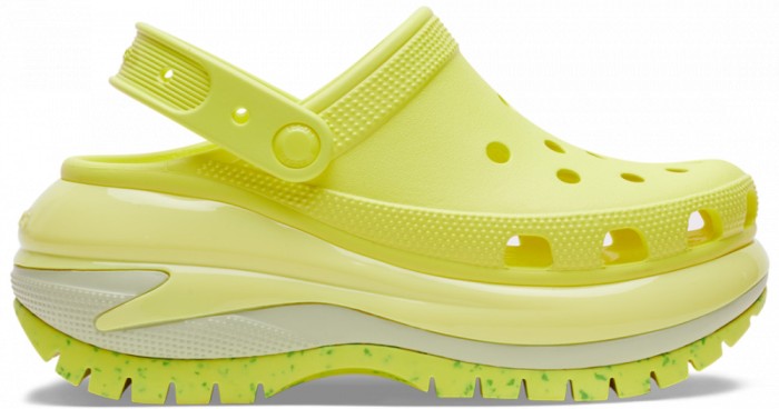 Saboți Crocs Classic Mega Crush Clog Verde - Acidity