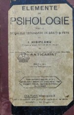 Elemente de psihologie - 1927 - I. Nisipeanu (P35)