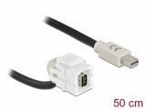 Modul keystone mini DisplayPort 4K60Hz 110 grade T-M 0.5m, Delock 86860