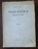 Radu I. Paul &ndash; Viaţa estetică, Vol. II: Arta (Cluj, 1937) &ndash; dedicaţie autor pt. ministrul Constantin Titel Petrescu