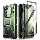 [Pachet 360&Atilde;&sbquo;&Acirc;&deg;] Husa + folie Samsung Galaxy Z Fold6 I-Blason Armorbox, verde